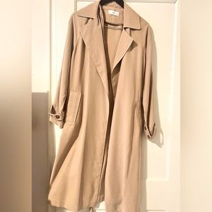 Mango Flowy Oversized Trench Coat Taxi
